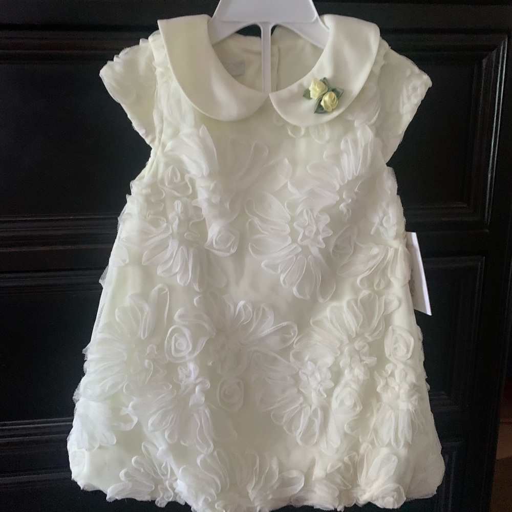 Marmellata Ivory Floral Kids Dress